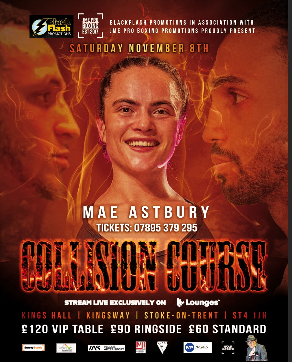 Collision Course; Davies vs Bird VIP Packages