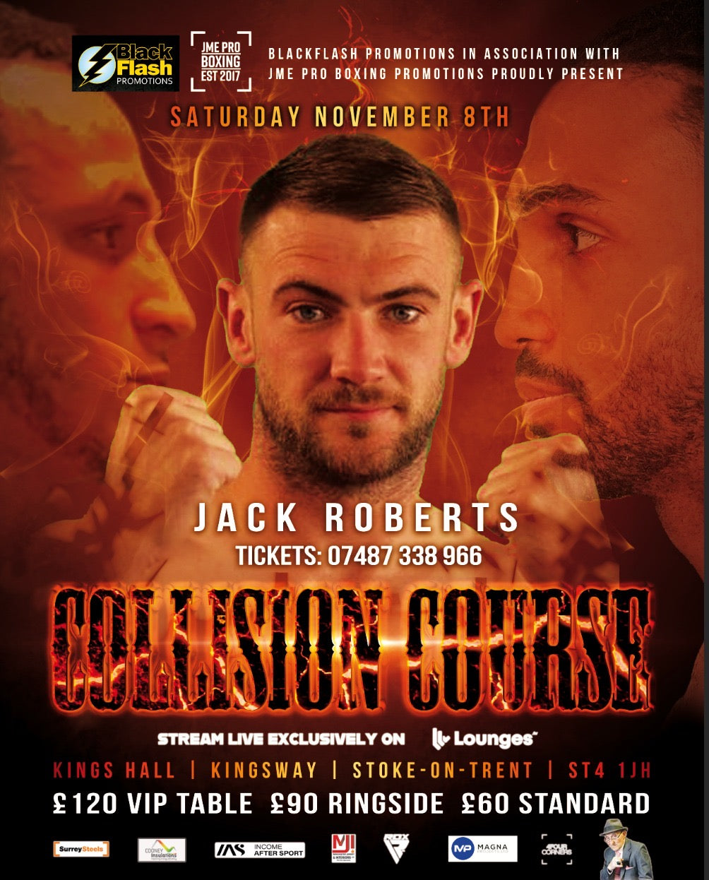 Collision Course; Davies vs Bird VIP Packages
